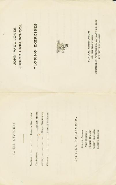 Graduation Program 1958