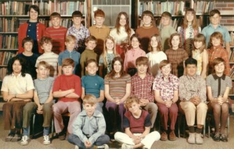 Mrs. Brooks' 6th Grade Class 1971-72