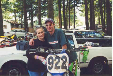 Raym and I at Washougal Motocross