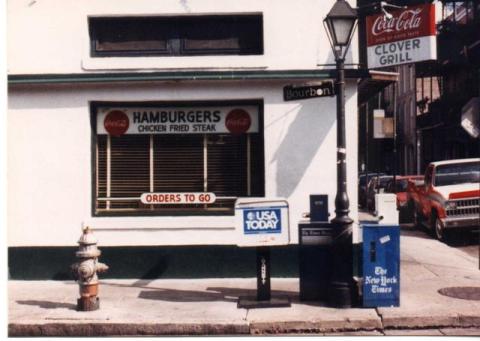 Clover Grill, New Orleans circa 1992