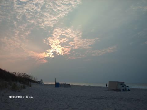 Morning at the beach