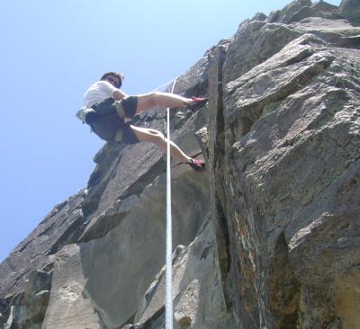 rock climbing