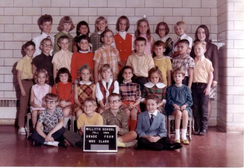 Willitts Mrs. Clarks's 4th Grade 1969