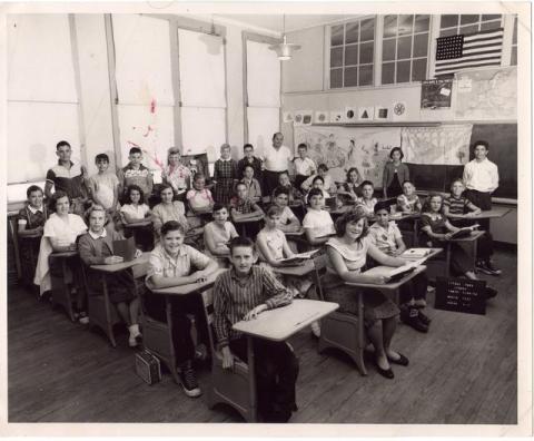 Mr Cole's 6th Grade-1957
