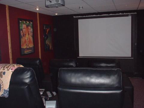 Our basement theater