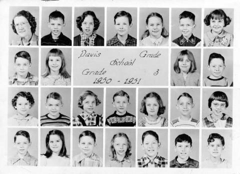 1950 3rd Grade Davis Grade School