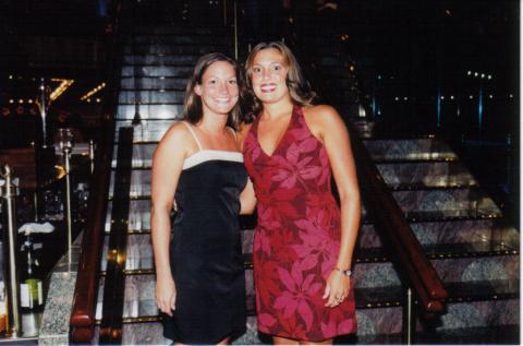 Melody and Erin, cruise July 2003