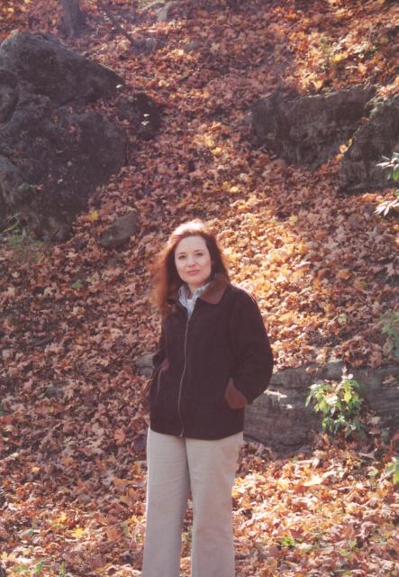 Kim in Leaves, 2003