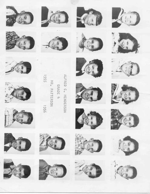 4th grade - 1955 - Mr Patterson