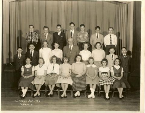 Lawndale Elementary School Class of 1957 Reunion - Lawndale school class of  jan 1958