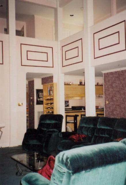 a view of the living area