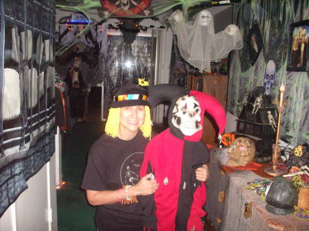 My God son and I on Halloween 2009