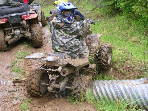 Colben playin' mud