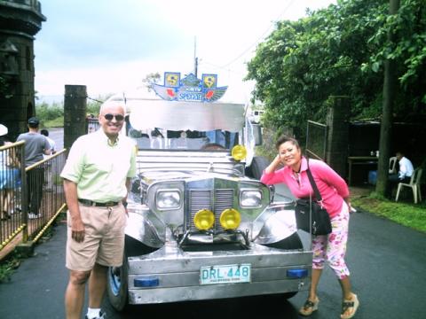 A STAINLESS JEEPNEY small