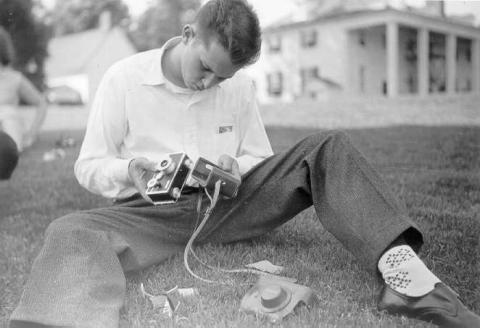 23May57 Bill Aitchison at Mt. Vernon, VA