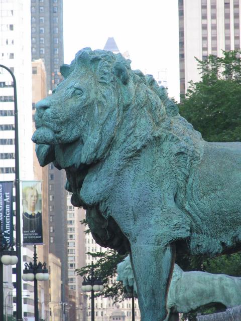 "Art Institute Lion"