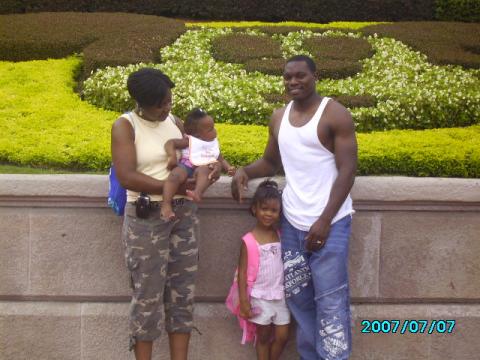 Me, Z'Miah, Ali and Jay at Disneyworld