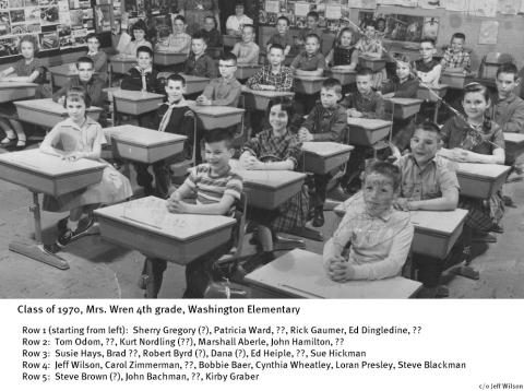 Mrs. Wren 4th grade, 1962