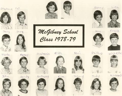 McGibney, 5th grade, 1978-79
