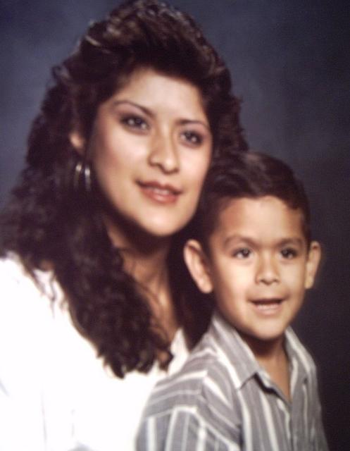 Julie Valdez & Son 1989