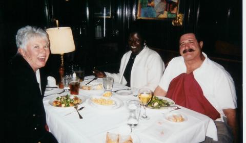 Beth, Betty and Eddie at Charlie Palmers Steakhouse Wash DC