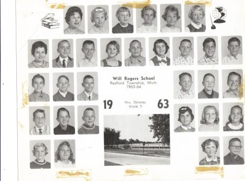 5th Grade - Mrs. Delaney (1963-1964)