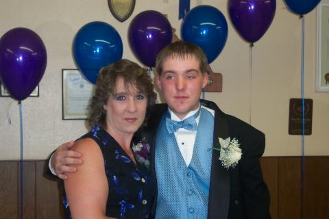 Rhonda and Nathan (my son) May 28th 2003