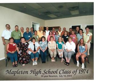 Mapleton Class of 1974 30th Reunion