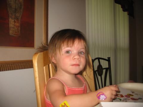 My grandaughter Lily age 20 months