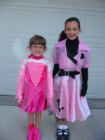 Bri and Brooke at Halloween