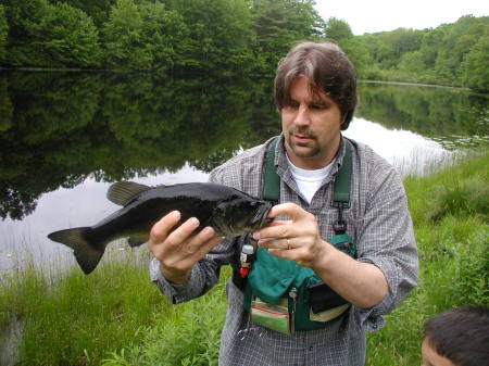 Largemouth Bass on the fly!