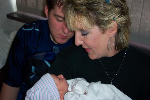 Scott Lee with his Father and Grandmother