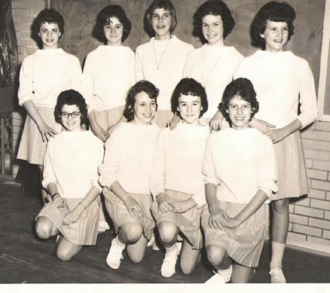 Innes Cheerleaders 1961