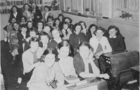 early pic of 1956 GFA grads