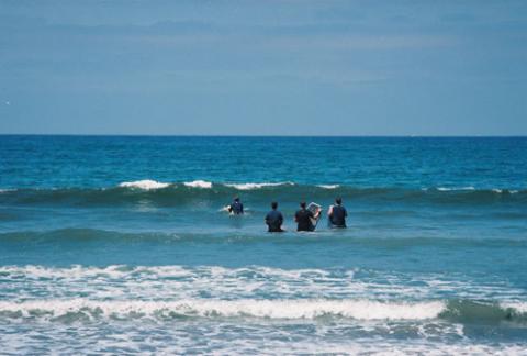 beach-boarding