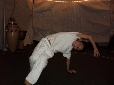 Alex ... Born to play capoeira