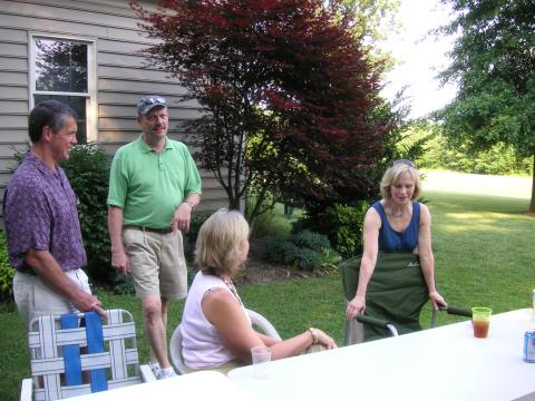 Bruce Burton, John Pumphrey an Cathy Musser Byrne