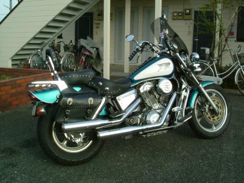 Paul McCullough's Honda VT1100 Shadow in Tokyo