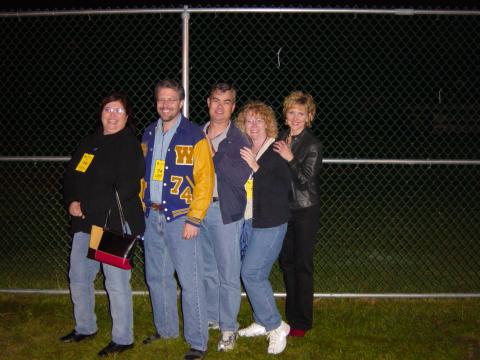 The reunion committee at the Homecoming game #2