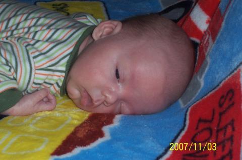 Brayden on Blanket 2