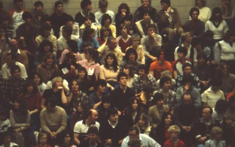 Basketball crowd