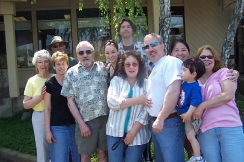 the whole gang  after my college grad. 2006