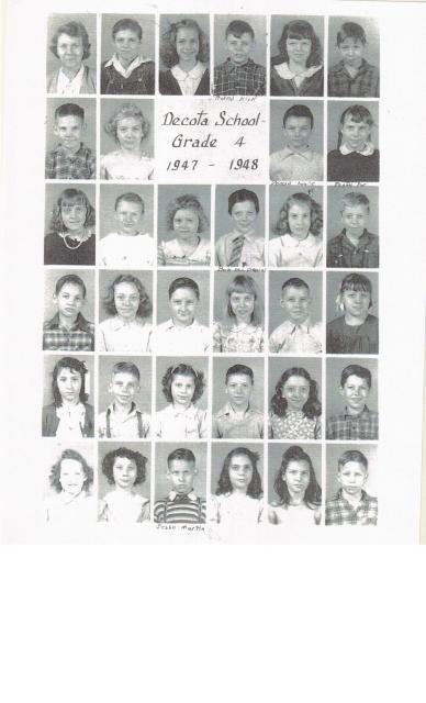 Decota School  Grade 4  1948