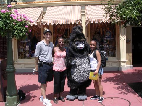 My Oldest Son,Paul and family at Disney