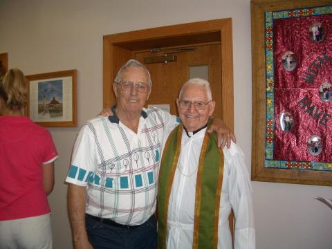 Greg & Fr Leonard