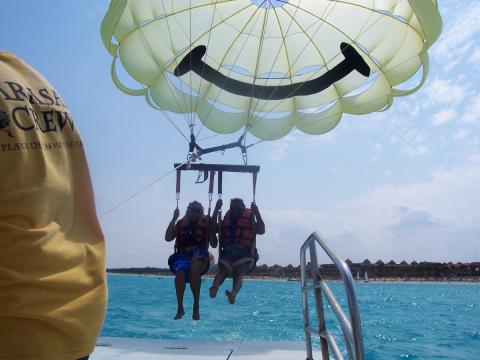 Paulette Parasailing