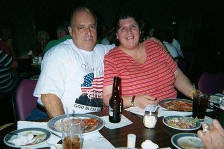 MARY WEBBER AND HUBBY BOB, OUT TO DINNER