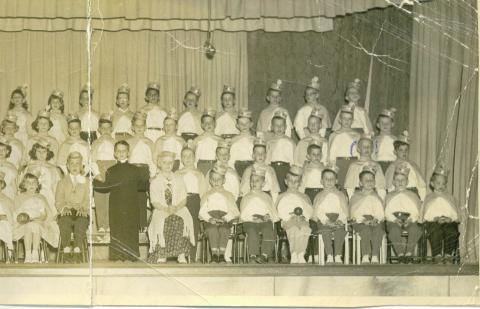 1st(or 2nd?) grade class play"orchestra"