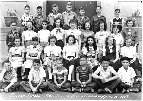 WF SLATON - LYNDA'S 6TH GRADE CLASS MRS. JOLLY APRIL 15, 1953
