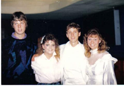 Scott, Barb, Jim & Paula at our Wedding reception